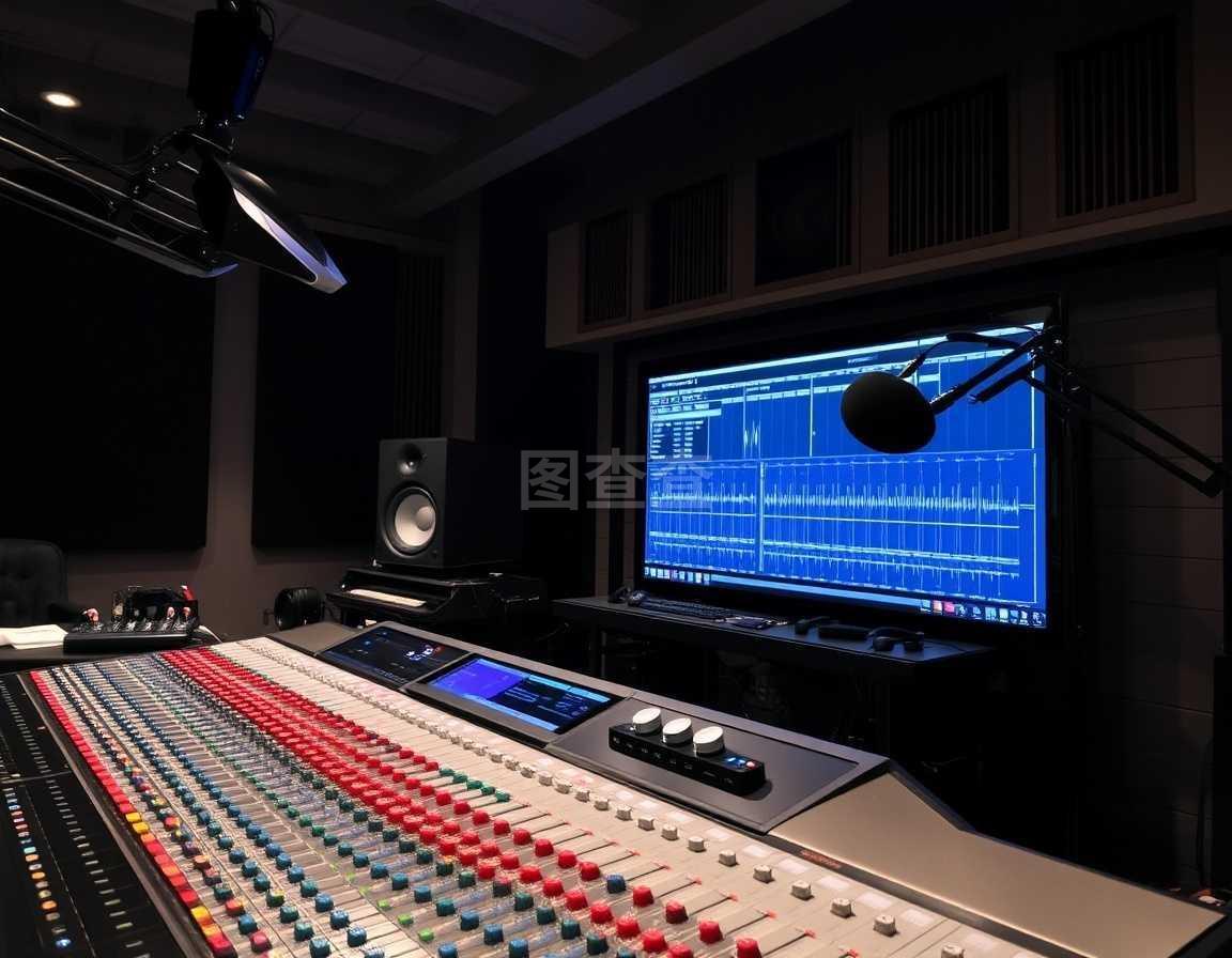 錄音棚混音臺(tái) 專業(yè)音樂制作的核心樞紐